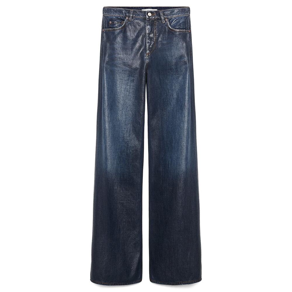 Dorothee Schumacher Womens Denim Romance Wide Jeans in Blue Indigo 4 L - Picture 3 of 4